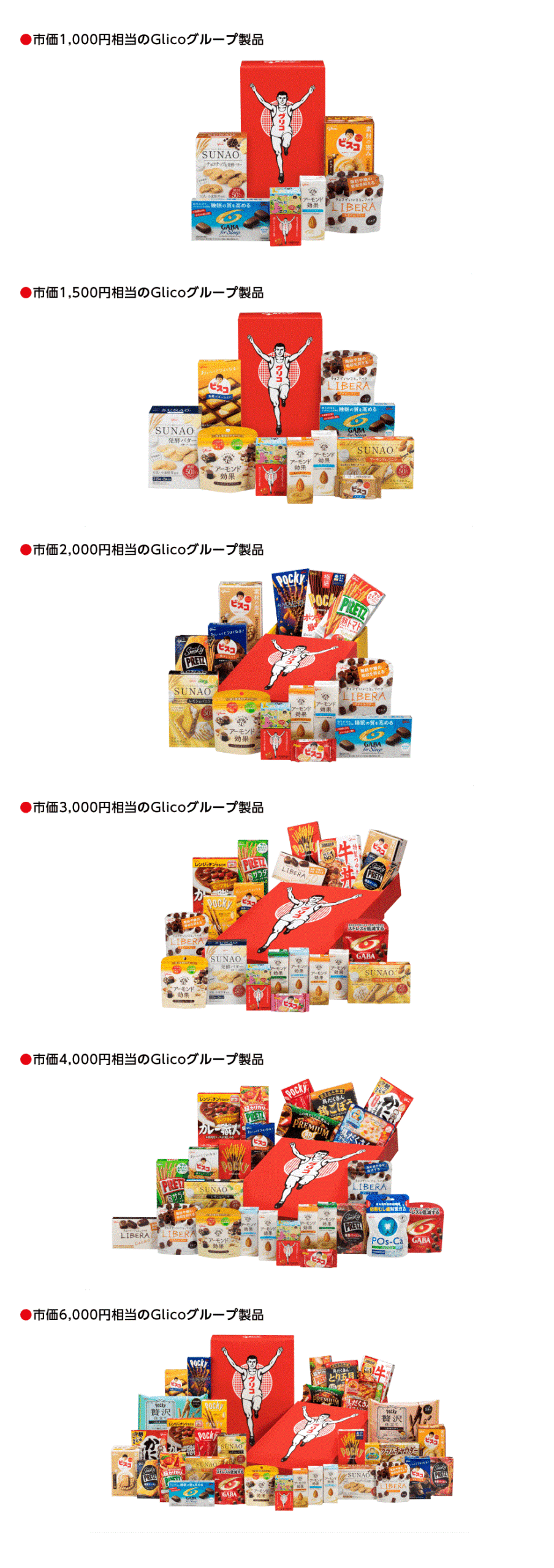 glico長期保有グループ製品