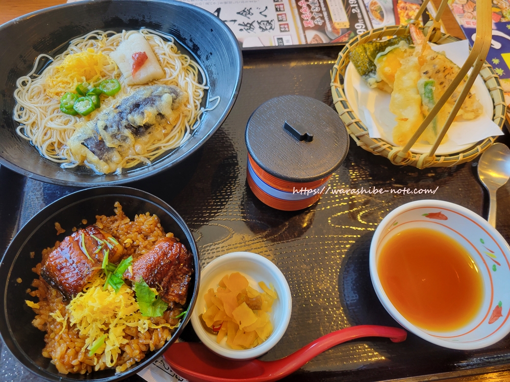 【さと優待】鰻ご飯と鱧そうめん膳