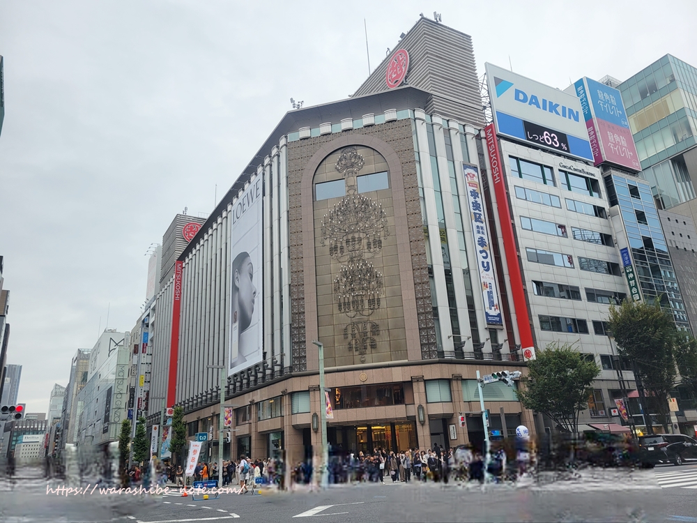 銀座三越店のアクセス